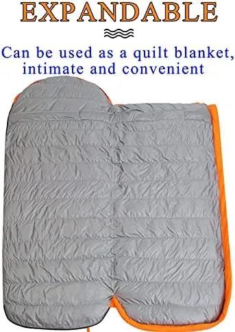 Camping Sleeping Bag Can Be Spliced Ultra-Light Outdoor Foldable Portable Women Men Suitable for Backpackers Hiking Thickening,Blue