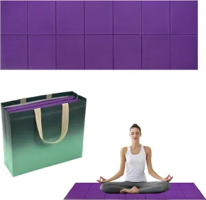Camping Sleeping Pad - Foldable Mat, Outdoor Cushion | Portable Exercise Pad, Yoga Gym Mattress for Hiking Travel Picnic Adventures, Lightweight Gear with Storage Sack for Beach Tents Relaxation