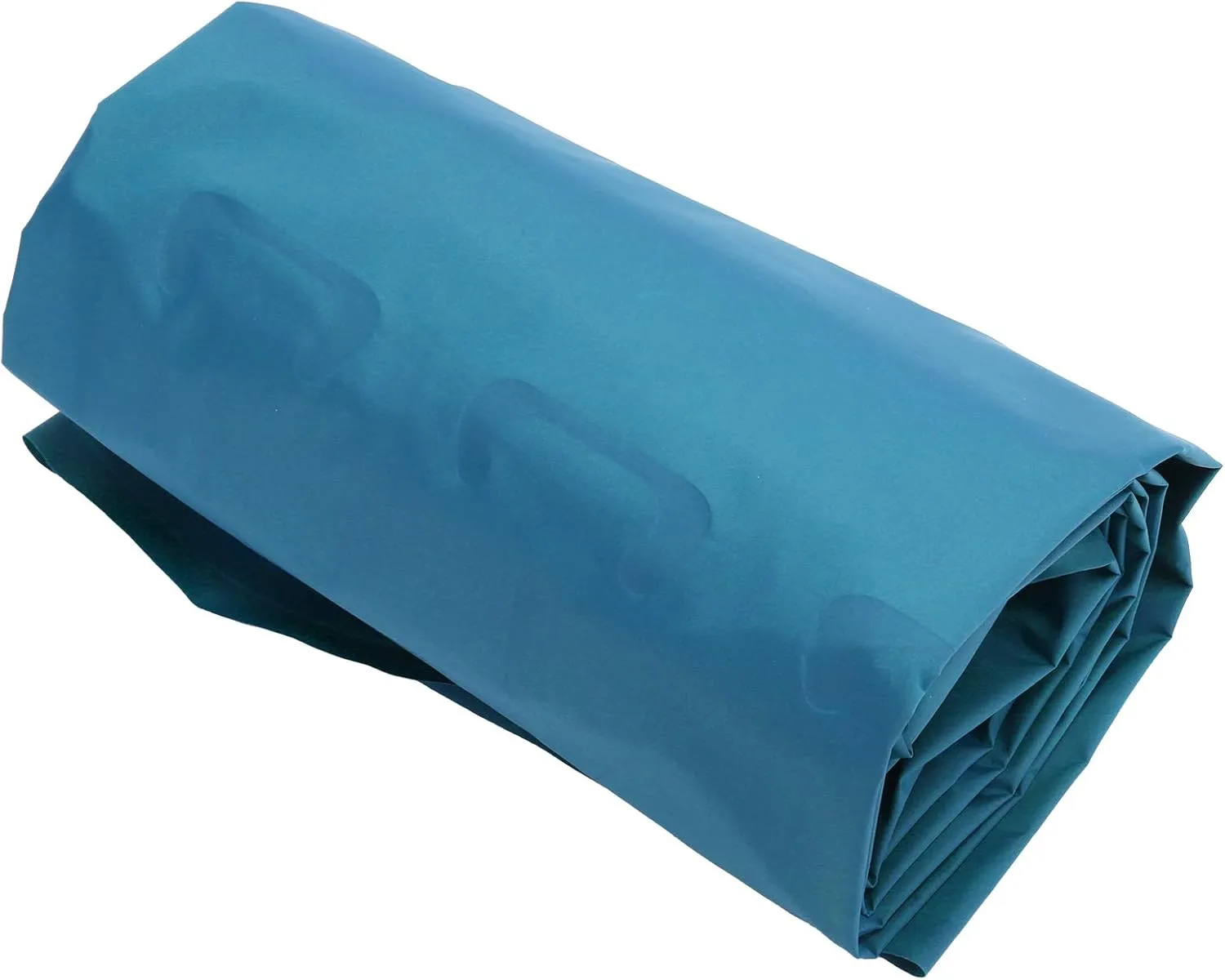 Camping Sleeping Pad Mat, Lightweight Inflatable Cushion Mattress, Sturdy 40D Nylon Fabric, TPU Laminate, Comfortable for Tent Hiking Travel, Easy to Store with Storage Bag (Peacock Blue)