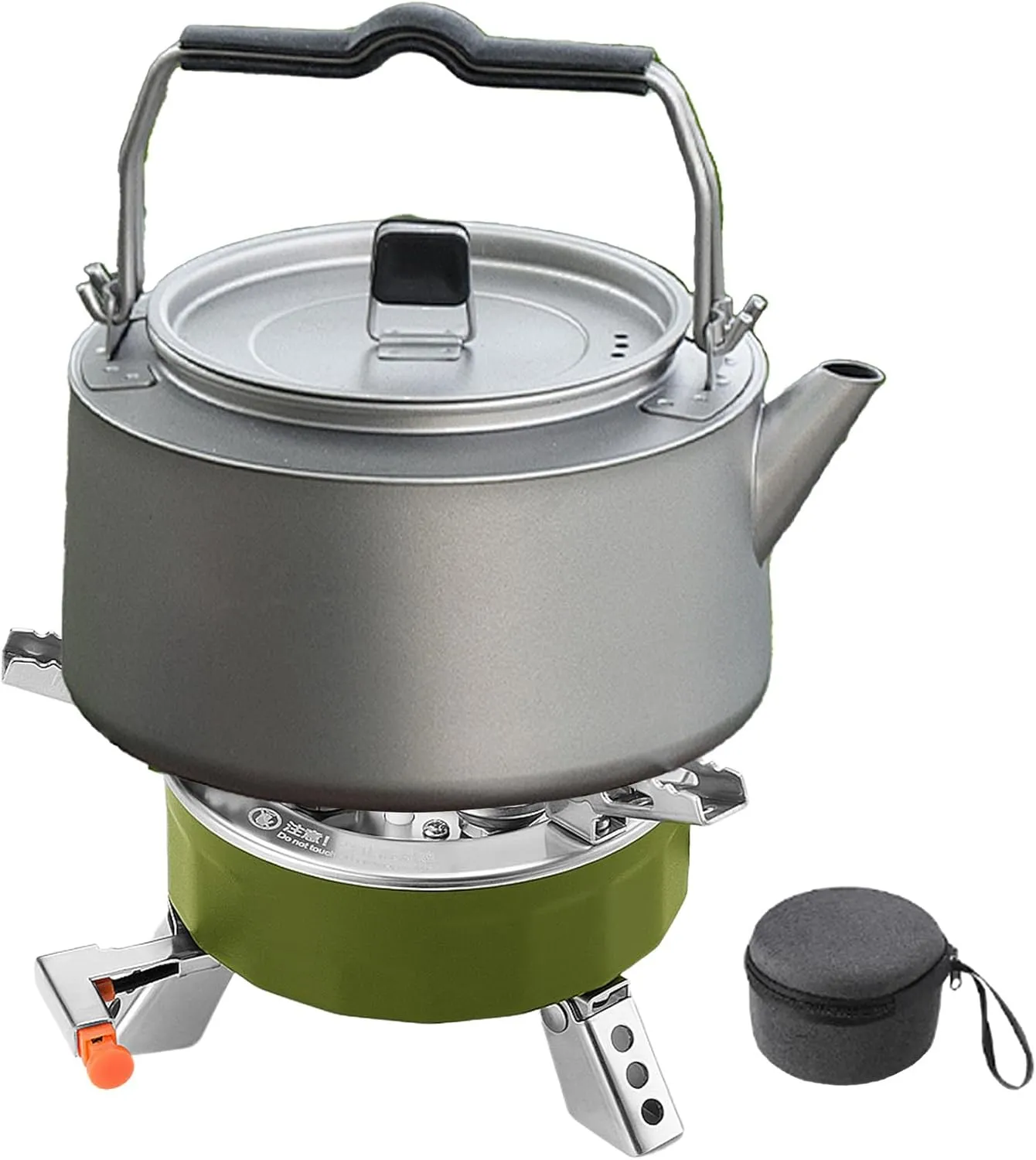 Camping Stove | Camping Cooking Stove Single Cooker - 6800W Foldable Burner with Precise Heat Control, Cooking Tools Outdoor Gear for Fishing Hiking BBQ Backpacking