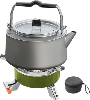 Camping Stove | Camping Cooking Stove Single Cooker - 6800W Foldable Burner with Precise Heat Control, Cooking Tools Outdoor Gear for Fishing Hiking BBQ Backpacking