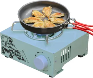 Camping Stove - Outdoor Stove, Backpacking Stove, Camp Stove, Compact Camp Stove, Foldable Camping Stove | Adjustable Camping Stove with High Heat Output, Lightweight Camping Stove for Hiking