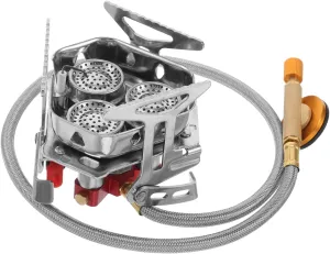 Camping Stove Safety Features Portable Propane Cooker Outdoor Cooking Tools for Adventure