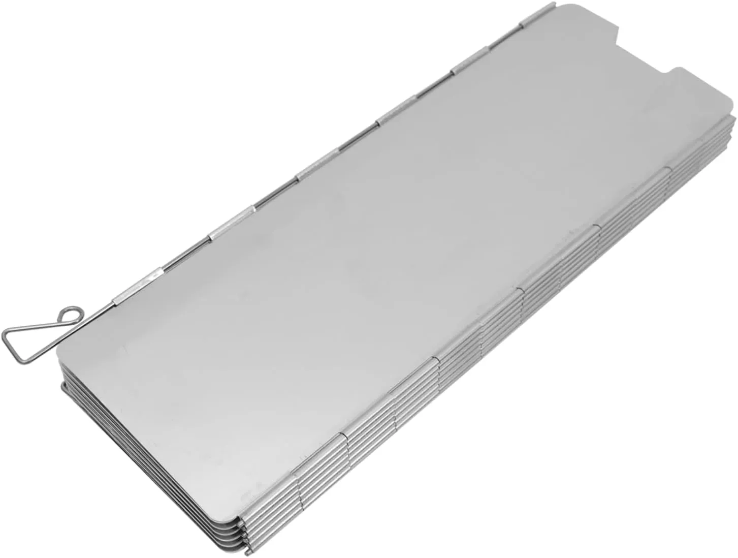 Camping Stove Windscreen 12 Plates Cooker Windproof Tool Portable Aluminum Folding Windscreens for Outdoor Cooking