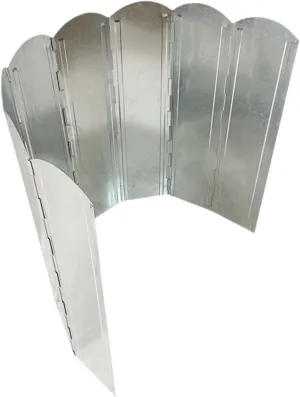 Camping Stove Windscreen, Blocker Wind Screen Folded Stove Wind Shield for Hiking