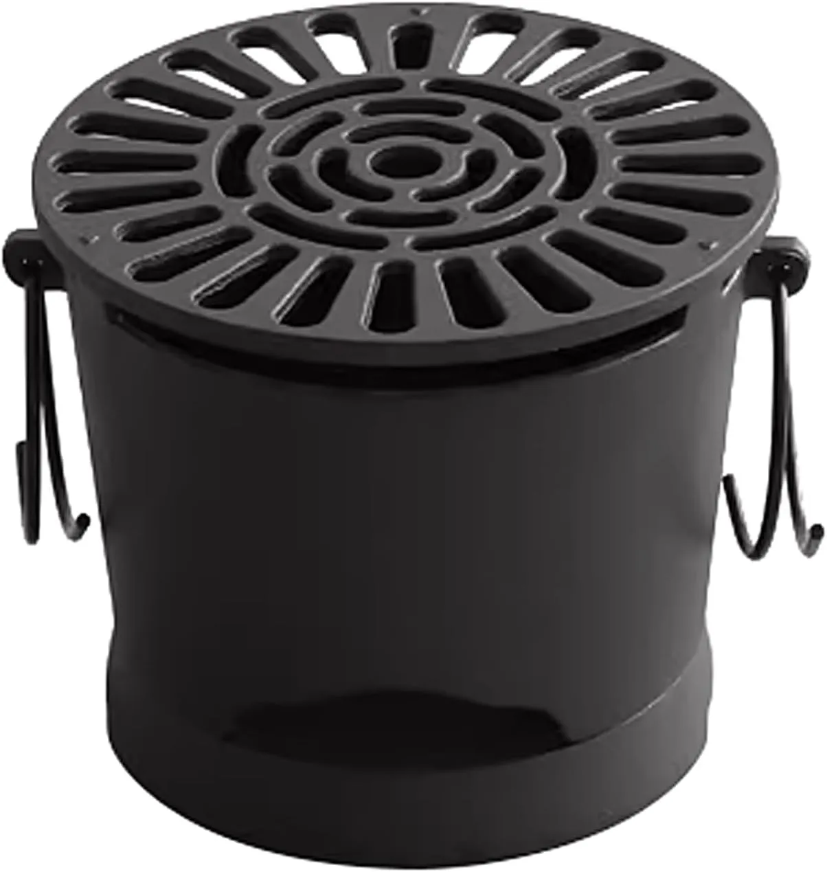 Camping Stove Wood Burning, Outdoor Stove with Grill Pan, Cast Iron Wood Burning Stove, Wall Thickness Increased by 4mm for Backpacking Outdoor Cooking