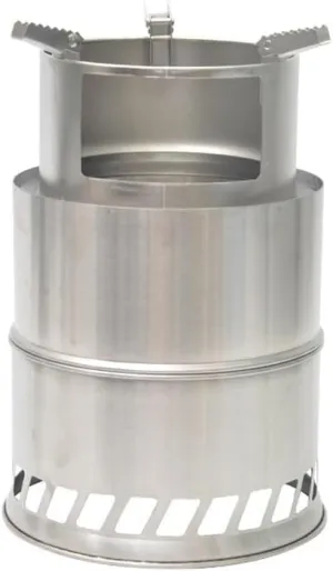 Camping Stove, Wood Stove Stainless Steel, Portable Stove with Tray, Portable Wood Burning Stoves, for Picnic BBQ Camp Hiking