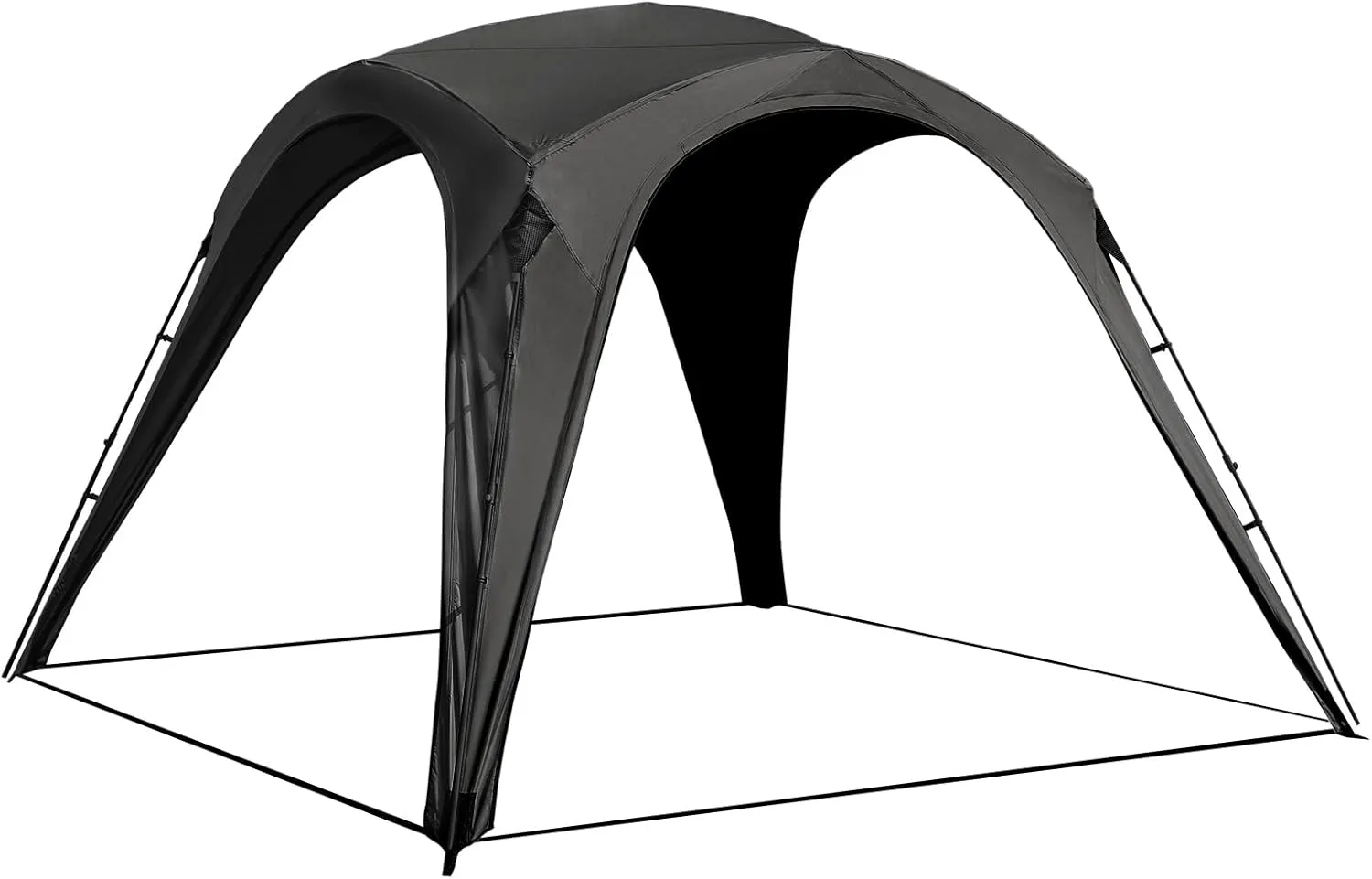 Camping Sun Shelter Easy Setup Instant Canopy Automatic Pop up Tent for Camping 3-4 Person Waterproof Portable Tent for Family Outdoor Picnics Fishing