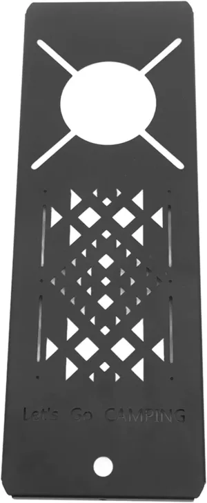 Camping Table Board Aluminum Alloy Portable Multifunctional Spider Stove Table Plate with Detachable Wooden Stand for IGT Series Flexible Combination