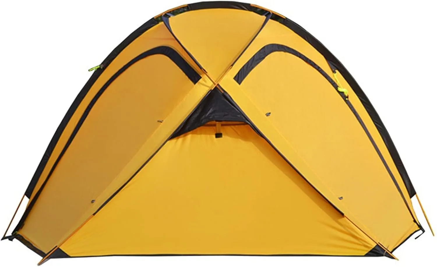 Camping Tent 3-4 People a Large Outdoor Aluminum Pole Double Layer Camping Tent 4seasons Waterproof Windproof