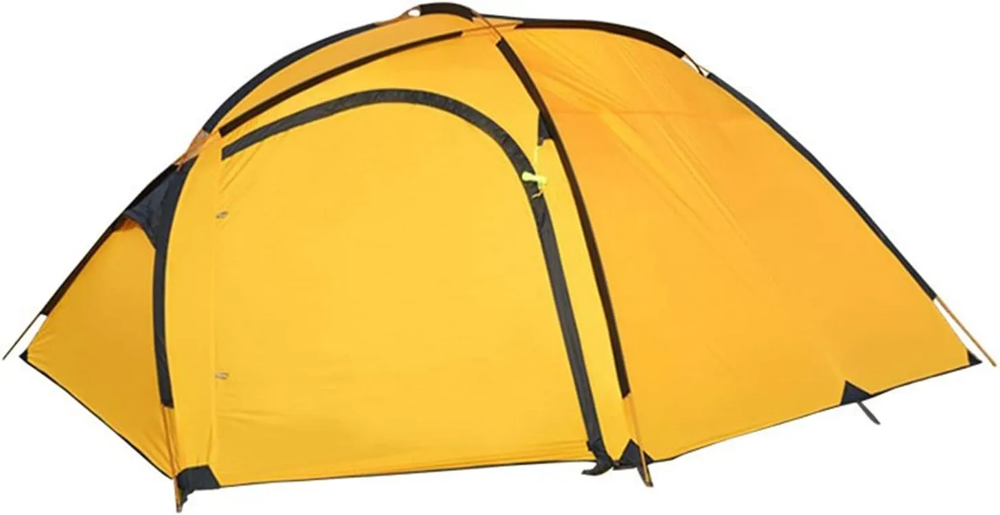 Camping Tent 3-4 People a Large Outdoor Aluminum Pole Double Layer Camping Tent 4seasons Waterproof Windproof