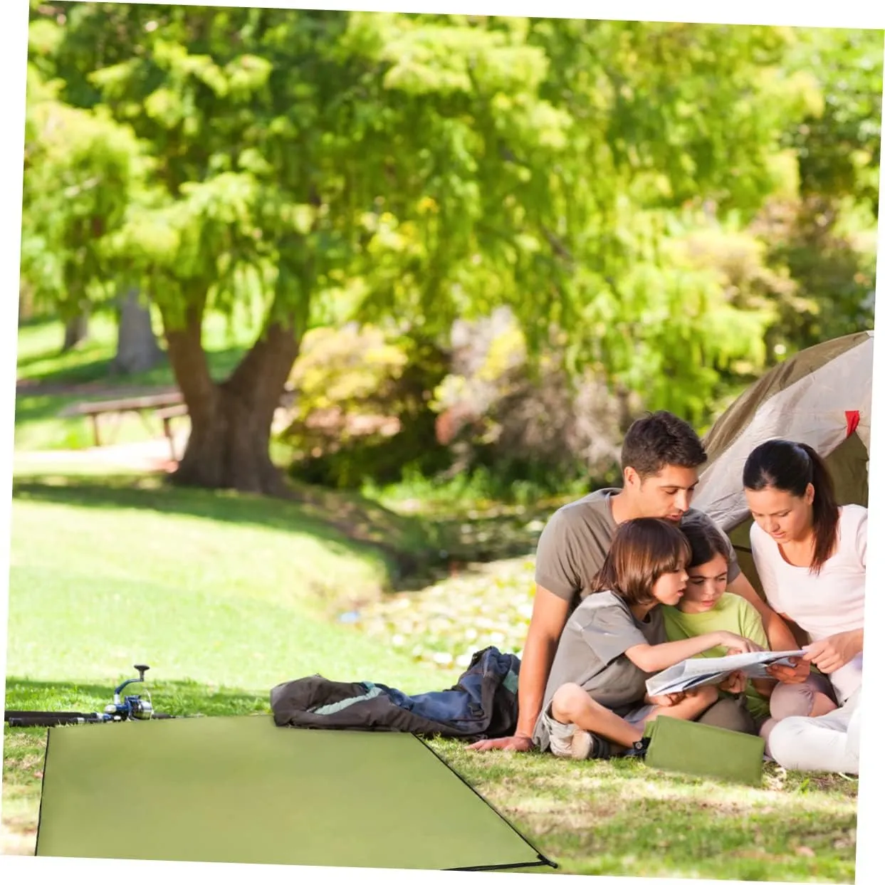 Camping Tent Oxford Cloth Mat Portable Outdoor Blanket Beach Camping Pad Ground Mat