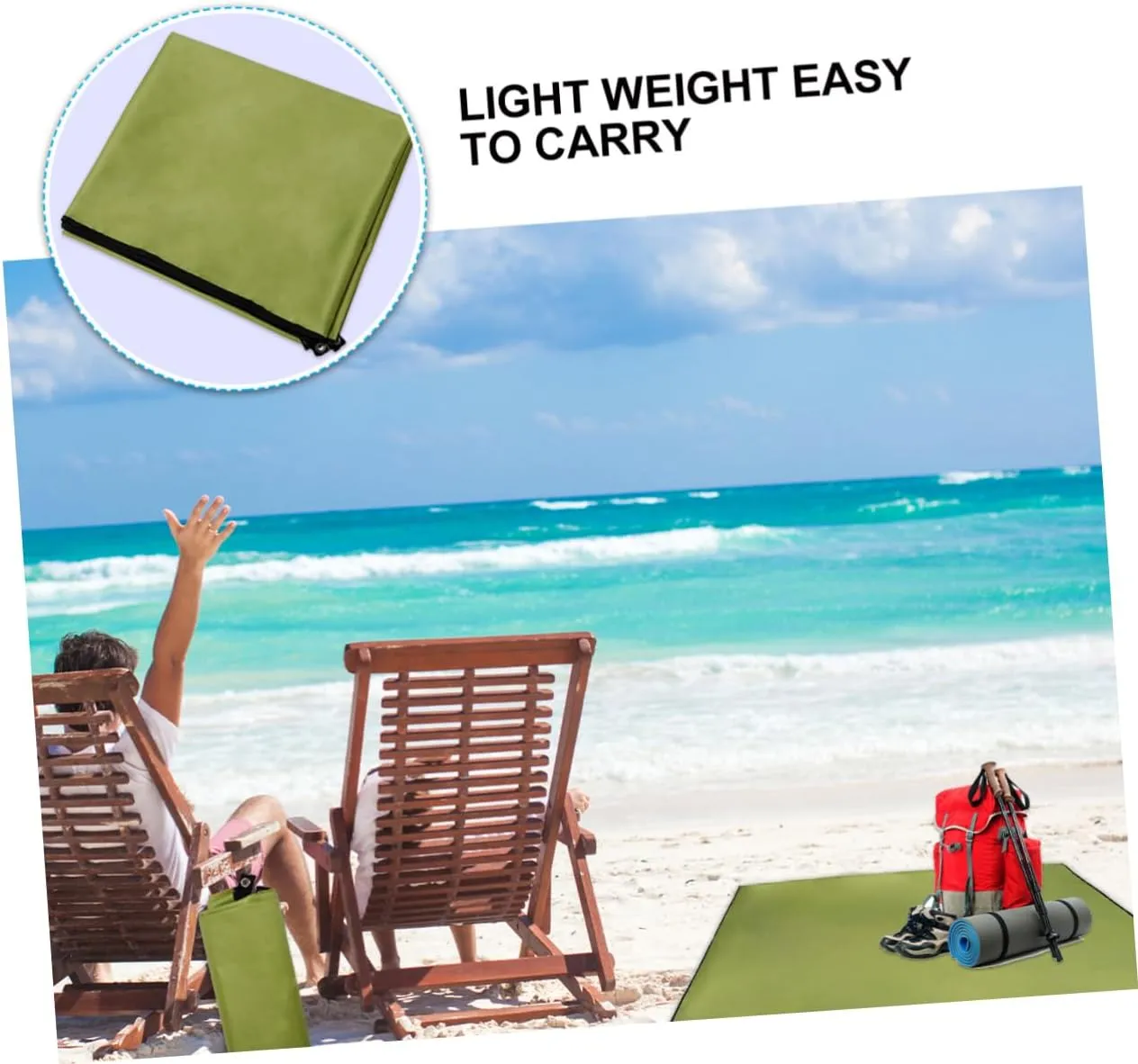 Camping Tent Oxford Cloth Mat Portable Outdoor Blanket Beach Camping Pad Ground Mat