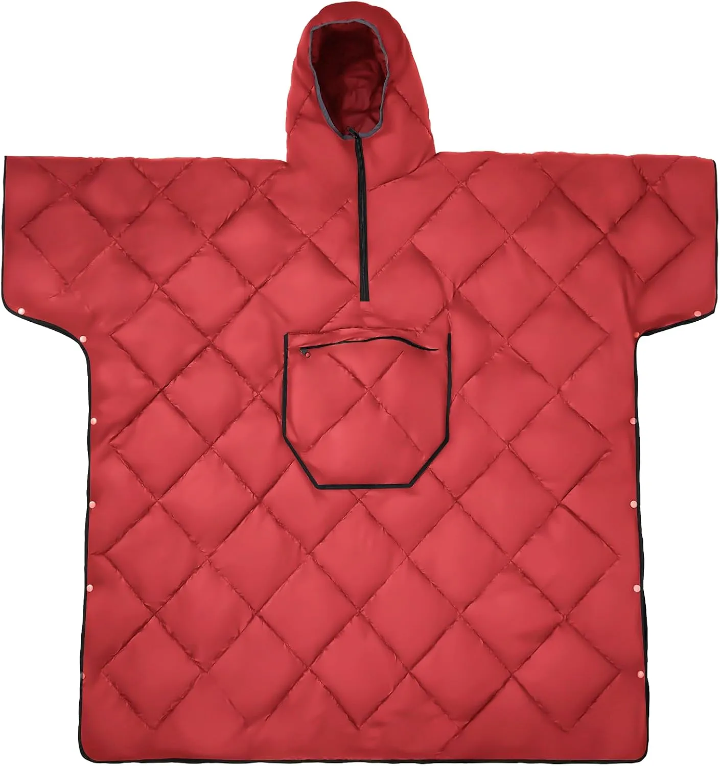 Camping Wearable Hoodie Blanket |Poncho Ultralight Sleeping Bag Adult, Ideal for Outdoors, Stadium, Camping,Backpacking