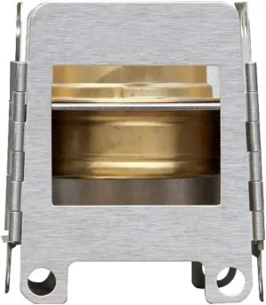 Camping Wood Stove Camping Wood Stove Folding Titanium Wood Burning Stove Lightweight Pocket Stove Convenient Storage