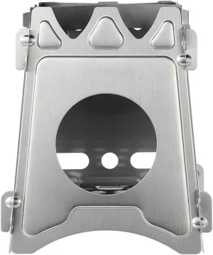 Camping Wood Stove Portable Folding Camping Wood Stove Stainless Steel Wood Burning Stove Convenient Storage