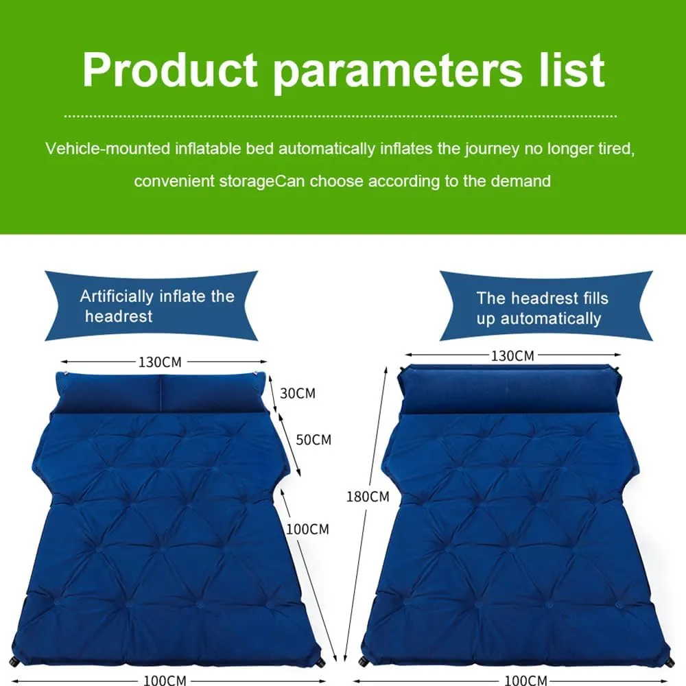 Car Air Mattresses for Toyota Alphard 2015 2016 2017, Portable Bed Cushion Bedding Camping Hiking Inflatable Pillow Multifunctional Accessories Outdoor,B