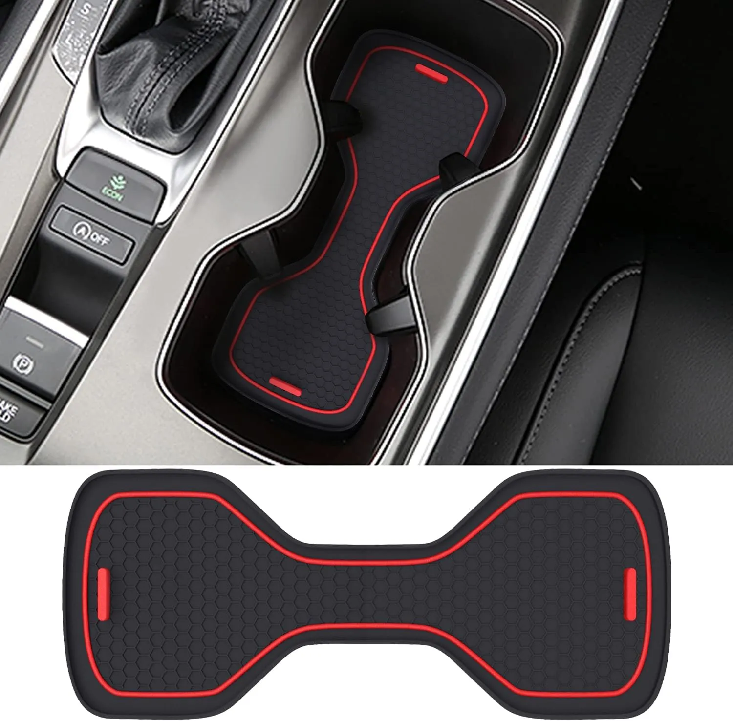Car Cup Holder Coaster Compatible with Accord Accessories, Waterproof Cup Coasters, Anti-Slip Car Cup Holder Mat for Accord 2018-2022
