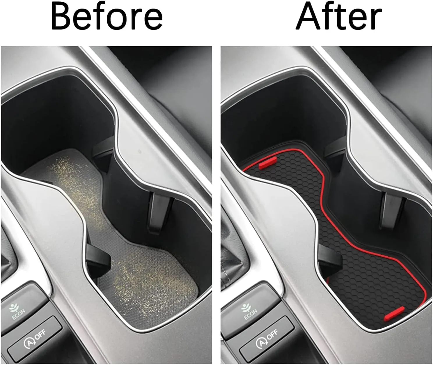 Car Cup Holder Coaster Compatible with Accord Accessories, Waterproof Cup Coasters, Anti-Slip Car Cup Holder Mat for Accord 2018-2022