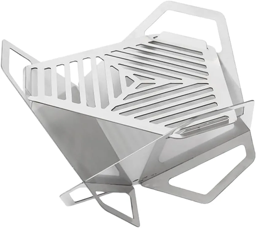 Card Type Barbecue Stove Detachable Stainless Steels Camping BBQ Grill Rack