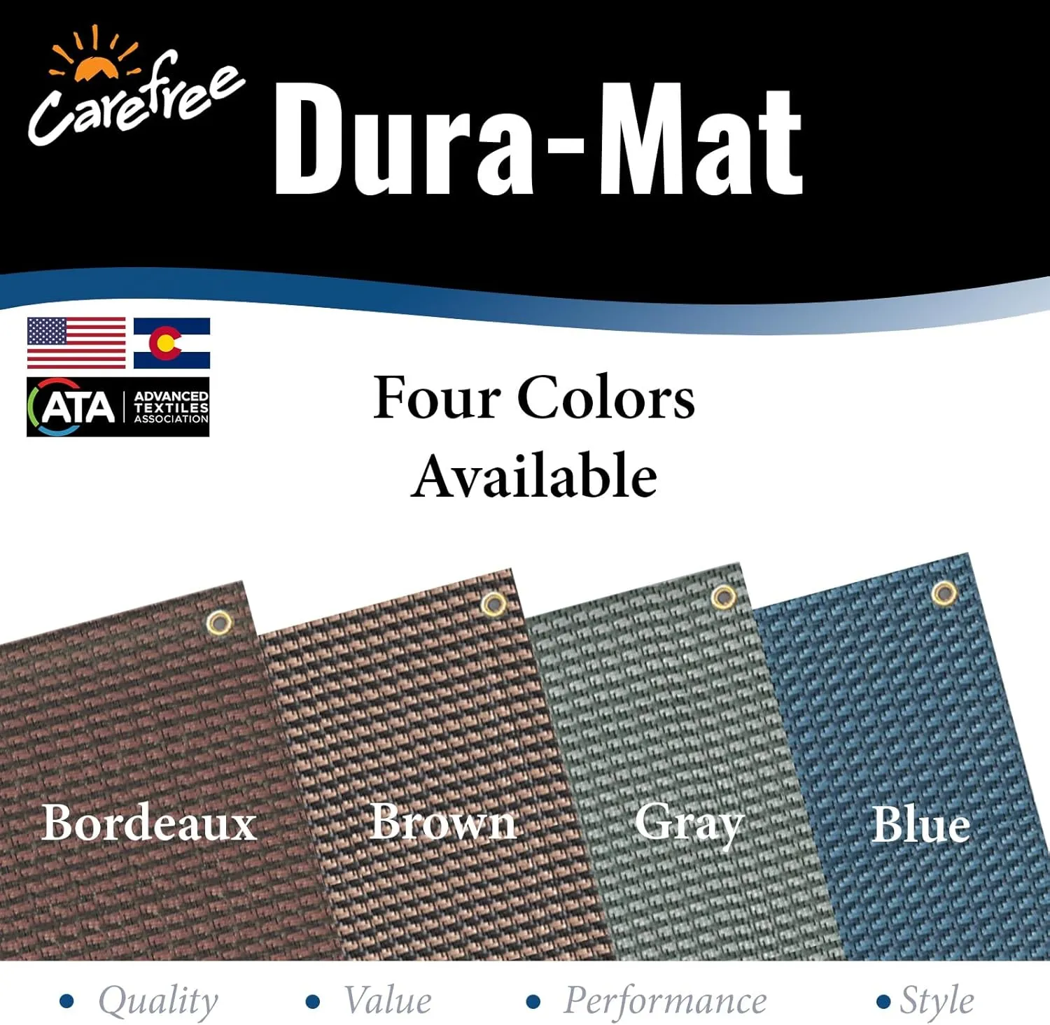 Carefree 182072 Brown 8' x 20' Dura-Mat