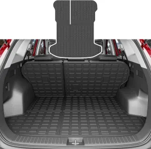 Cargo Mat Compatible with 2023-2025 Kia Sportage Trunk Liner with Backrest Mat Replacement for 2023-2025 Kia Sportage Accessories (Trunk Mat with Backrest Mat)
