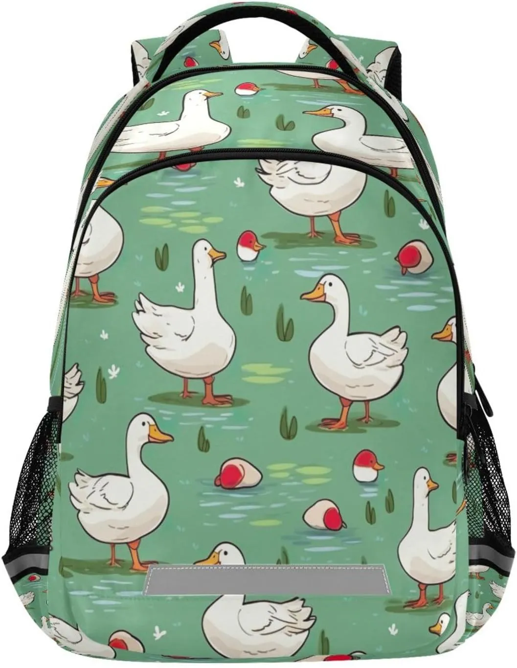 Cartoon Ducks Design Waterproof Backpack - Casual Outdoor Sports Daypack with Ergonomic Shoulder Straps#131