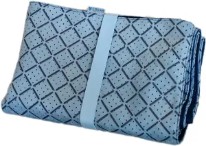 CGEAR Outdoor Travel Yoga Mat | Machine Washable Non-Slip Foldable & Portable Compact Workout Mat | Place on Yoga Mat | Exercise Mats - Folding Lightweight Yoga Mat for Women w strap 72" x 25"