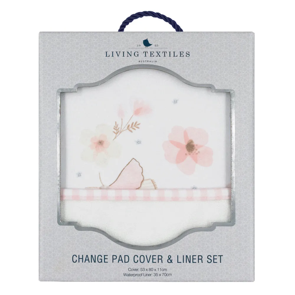 Change Mat Cover and Liner - Butterfly Garden