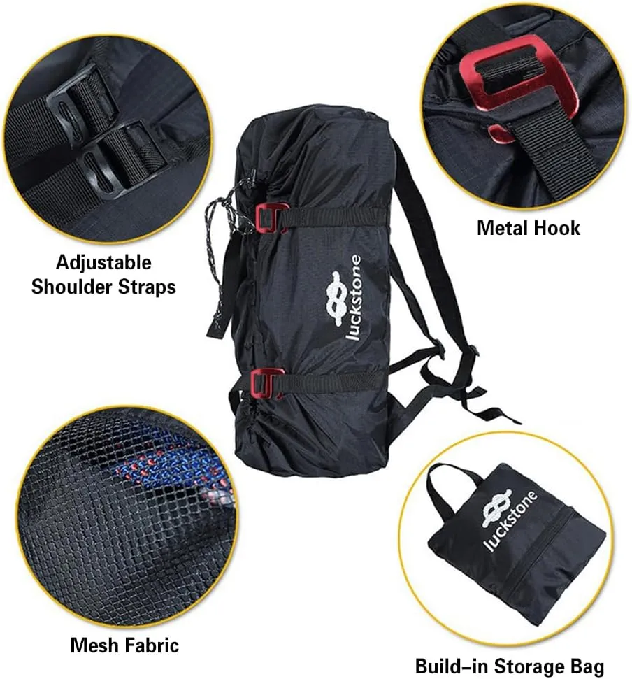 Climbing Rope Bag Folding Waterproof Climbing Equipment Carrying Bag for Camping Mountaineering