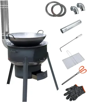Coal/Wood Stove, 1 Set Of Multi-functional Portable Detachable Firewood Stove Outdoor Camping Fire Heating Mobile Stove Camping Stove