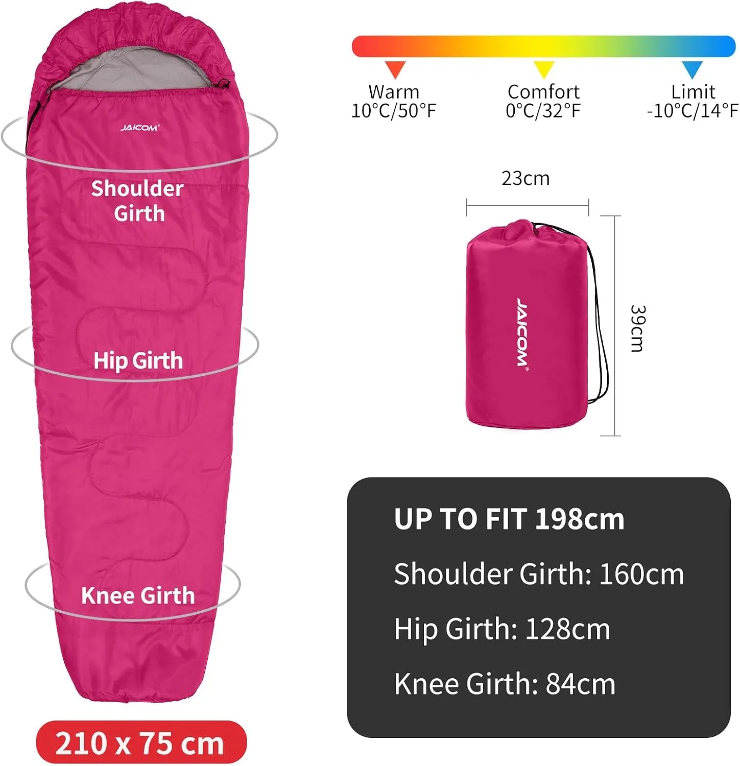 Cold Weather Mummy Sleeping Bag 15°F Extreme 3-4 Season Sleeping Bag for Adults - 0 Degree Winter Sleeping Bag, Machine Washable for Hiking Backpacking & Outdoor Activities