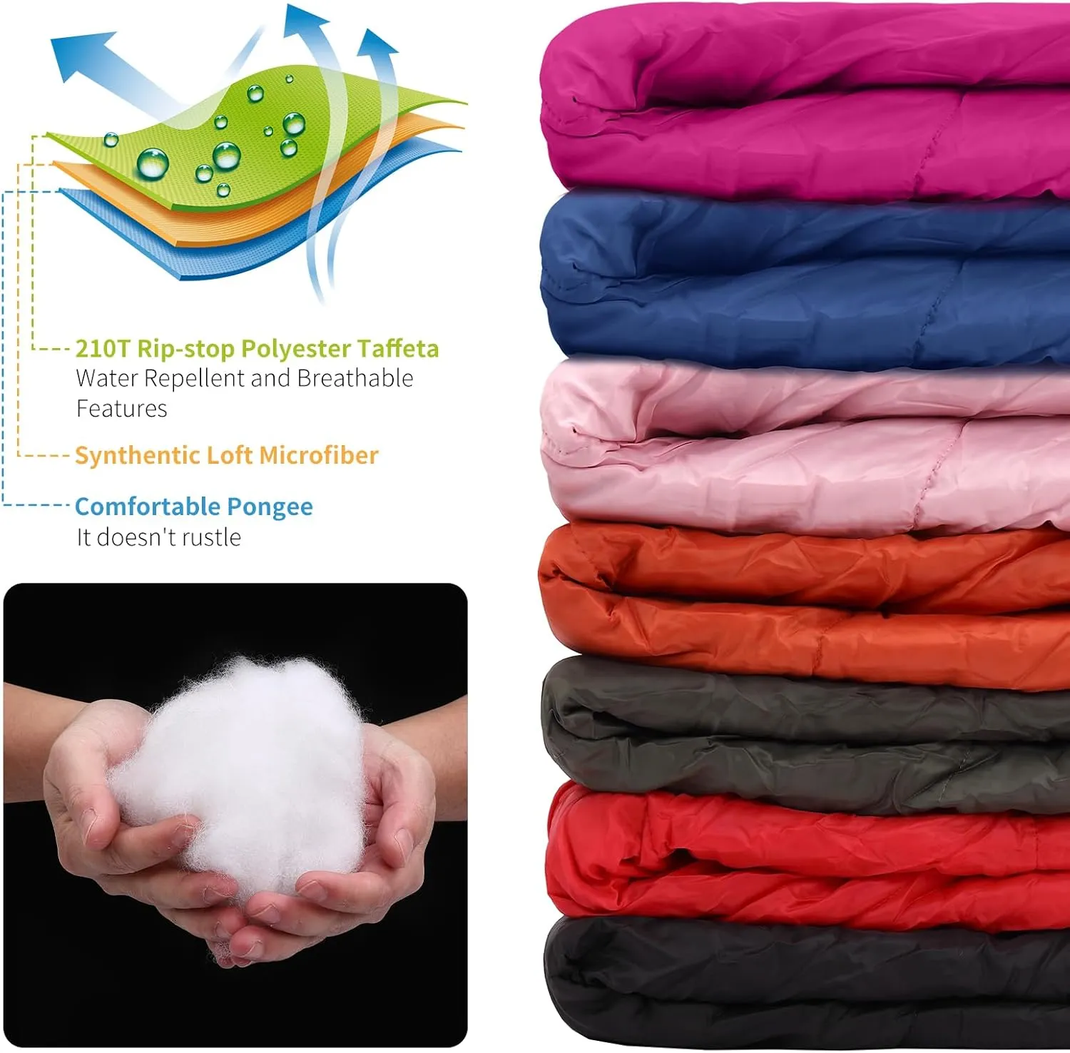 Cold Weather Mummy Sleeping Bag 15°F Extreme 3-4 Season Sleeping Bag for Adults - 0 Degree Winter Sleeping Bag, Machine Washable for Hiking Backpacking & Outdoor Activities