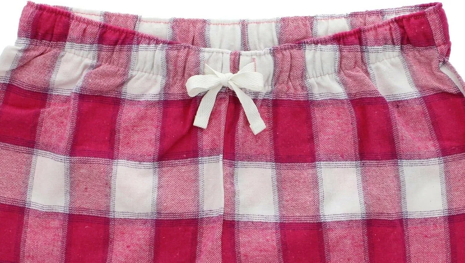 Comfy Lifestyle Women’s Plaid Pajama Pants, Flannel, Soft and Lightweight Drawstring Lounge Bottoms with Elastic Waistband