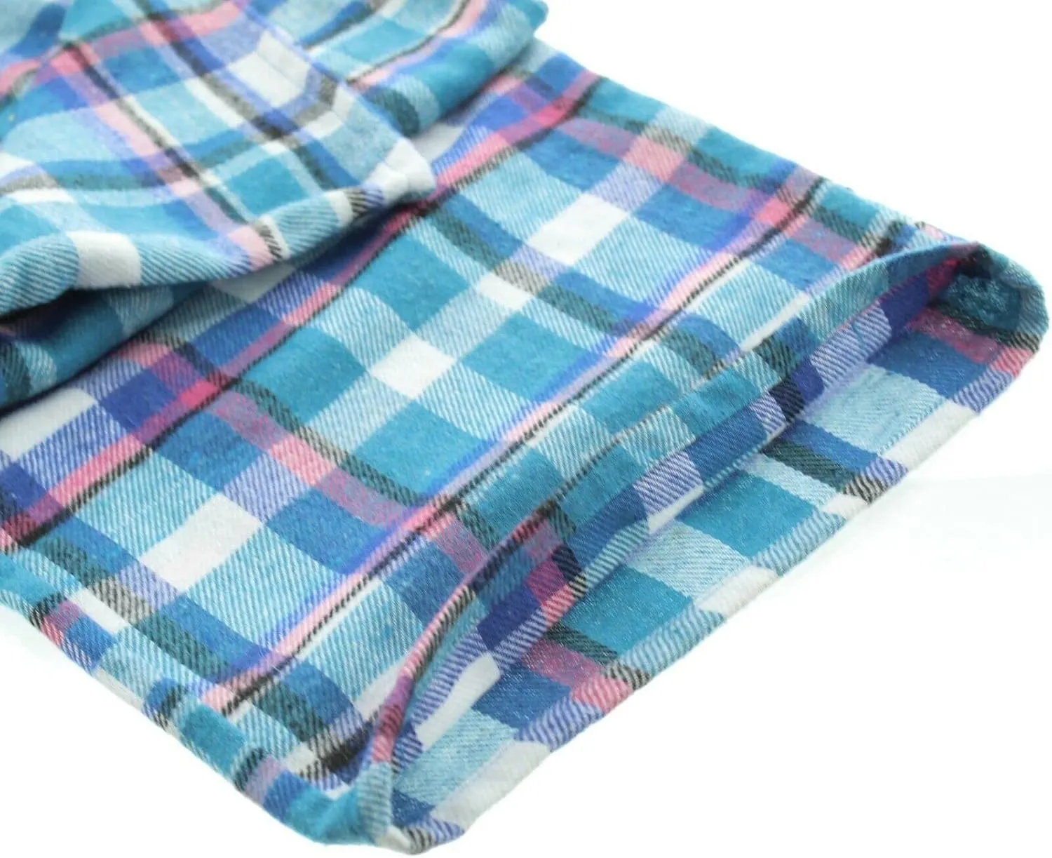 Comfy Lifestyle Women’s Plaid Pajama Pants, Flannel, Soft and Lightweight Drawstring Lounge Bottoms with Elastic Waistband