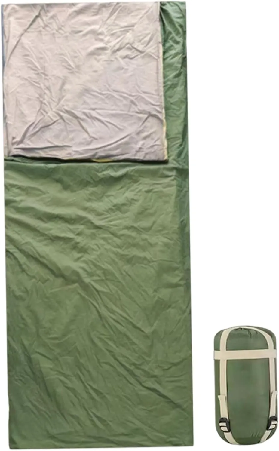 Compact Sleeping Bag, Waterproof & Windproof Lightweight Envelope Sleeping Bag with Zipper, Portable for Camping, Hiking, Travel