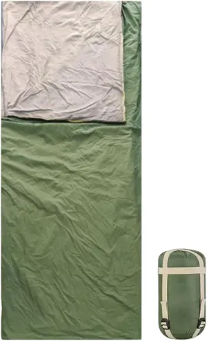 Compact Sleeping Bag, Waterproof Windproof Lightweight Sleeping Bag, Envelope with Zipper, Portable Adult or Blanket for Camping, Hiking, Traveling, Lightweight