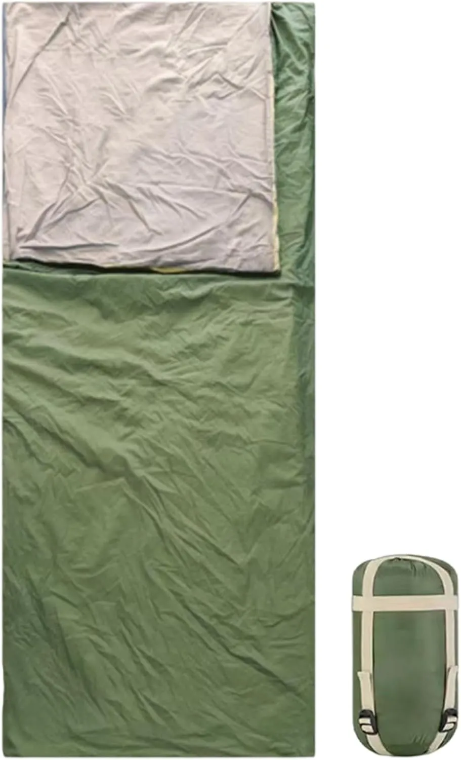 Compact Sleeping Bag, Waterproof Windproof Lightweight Sleeping Bag, Envelope with Zipper, Portable Adult or Blanket for Camping, Hiking, Traveling, Lightweight