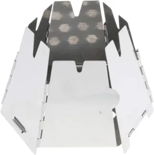 Compact Wood Burning Backpacking Stove Portable Folding Firewood Stoves
