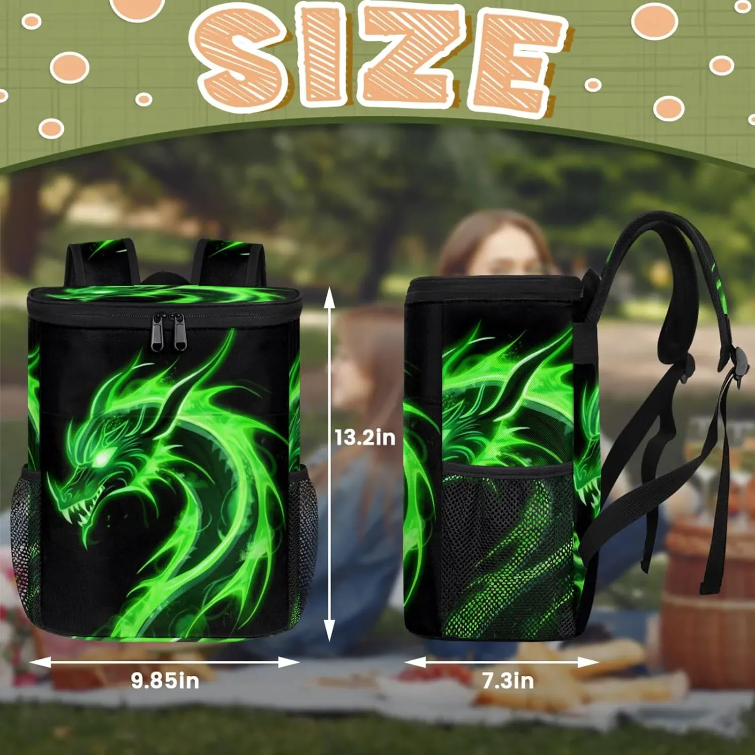 Cooler Backpack 30 Cans for Women Men - Insulated Waterproof Leak Proof Coolers Bag Ice Chest Backpacks for Picnic Beach Travel Camping