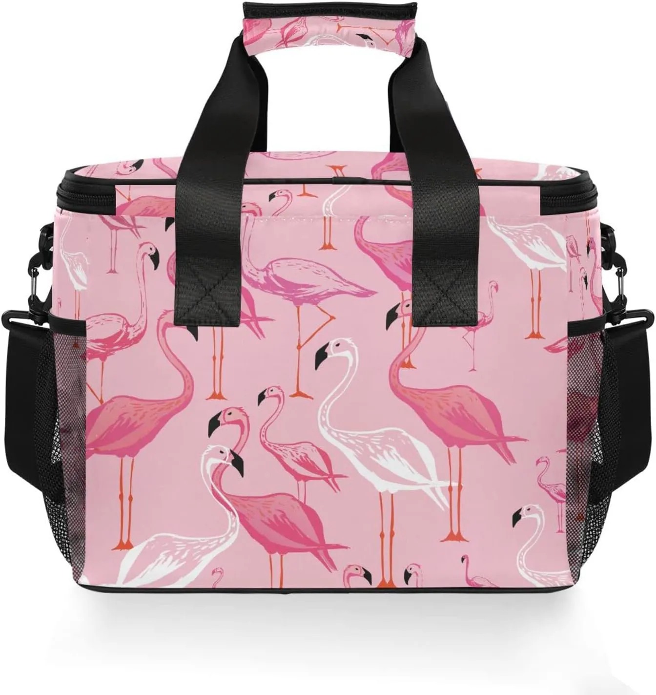 Cooler Bag Insulated Picnic Bag Large Lunch Box Reusable Tote Bag Soft Sided Portable Beach Cooler Grocery Camping