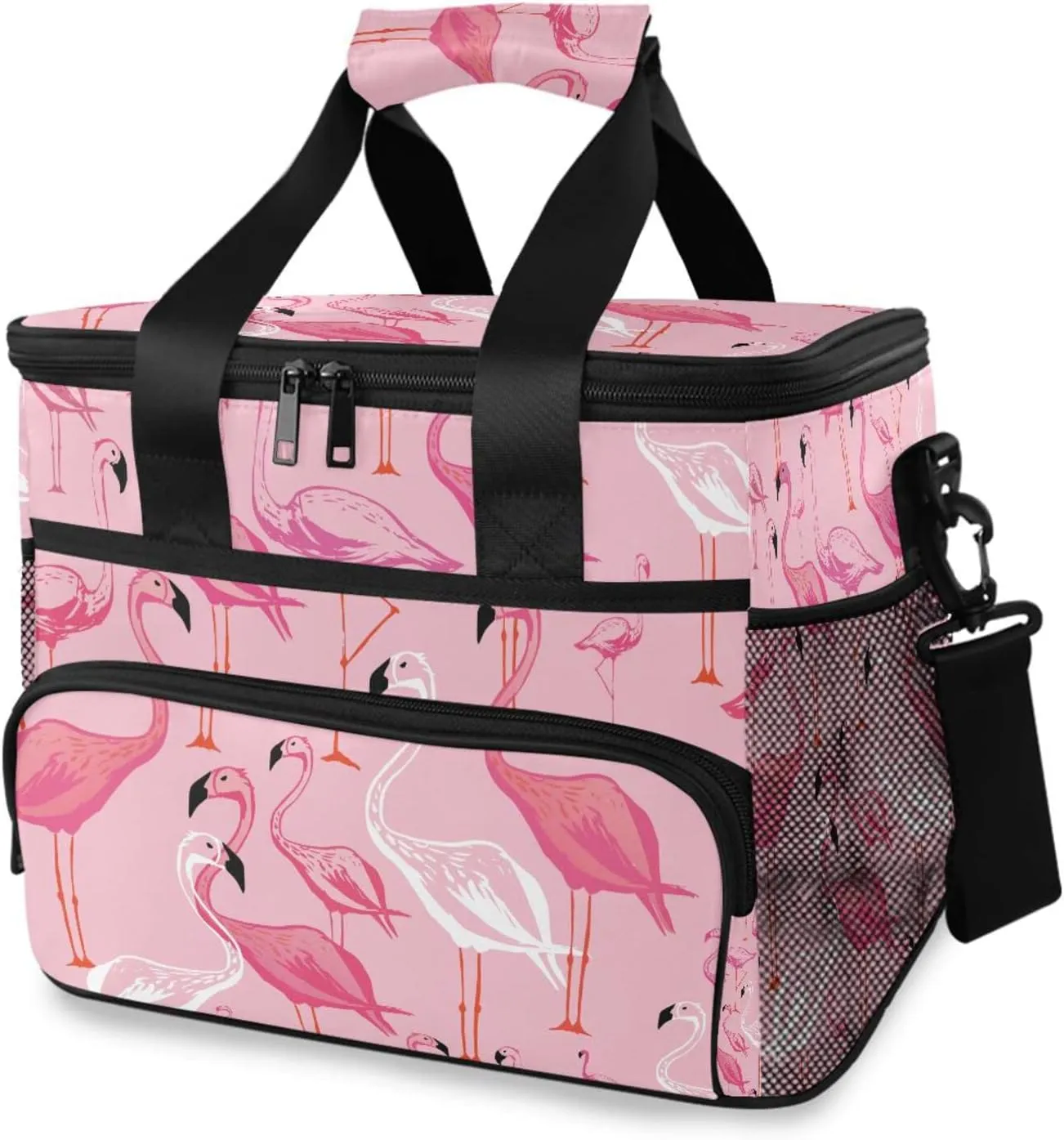 Cooler Bag Insulated Picnic Bag Large Lunch Box Reusable Tote Bag Soft Sided Portable Beach Cooler Grocery Camping