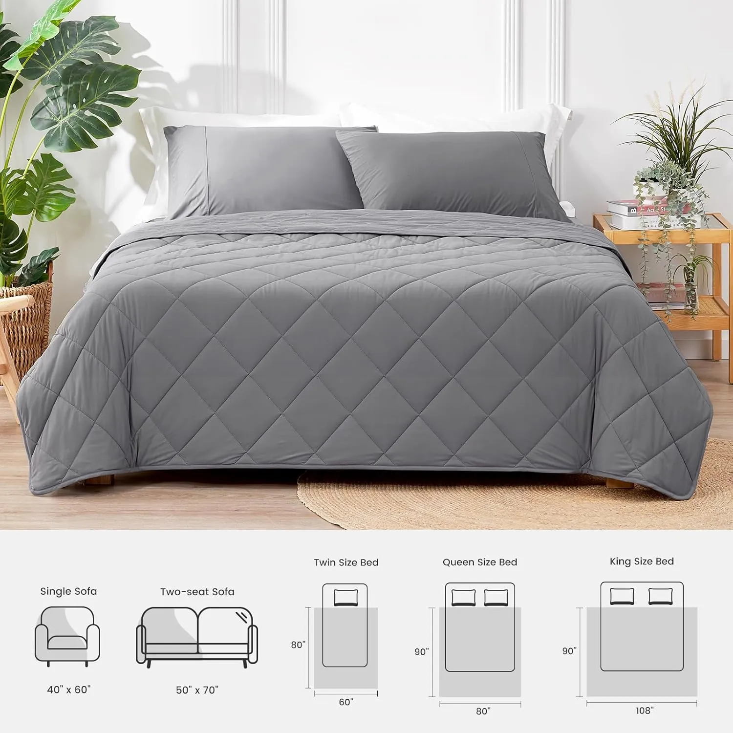 Cozy Bliss Cooling Blanket for Hot Sleepers, Q-Max 0.4 Cooling Comfort for Girls Boys, Cold Blankets for Night Sweats Sleeping, Ultra-Cool Lightweight Breathable Summer Blanket for Travel
