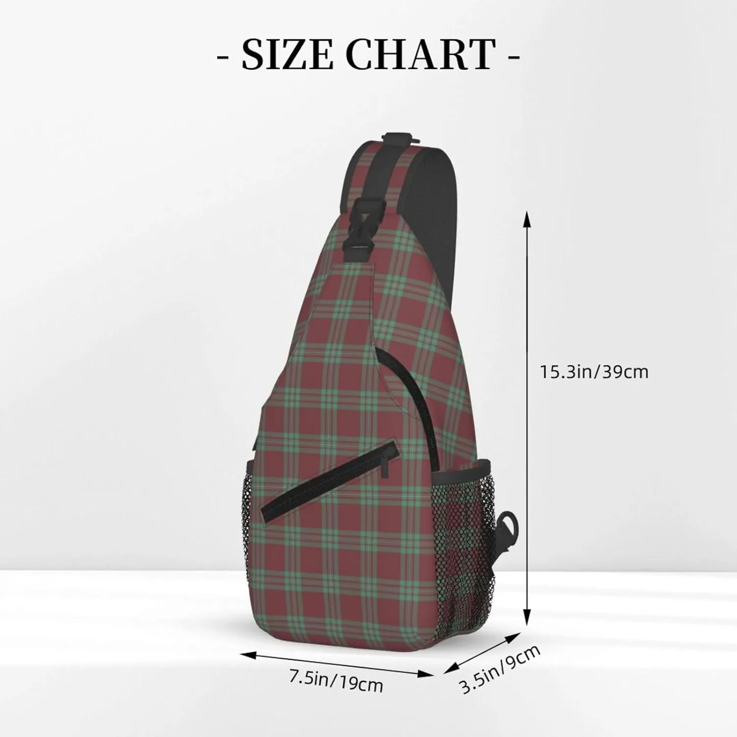 Crossbody Sling Backpack Clan MacGregor Hunting Ancient Tartan Shoulder Chest Bag Daypack for Traveling Sport