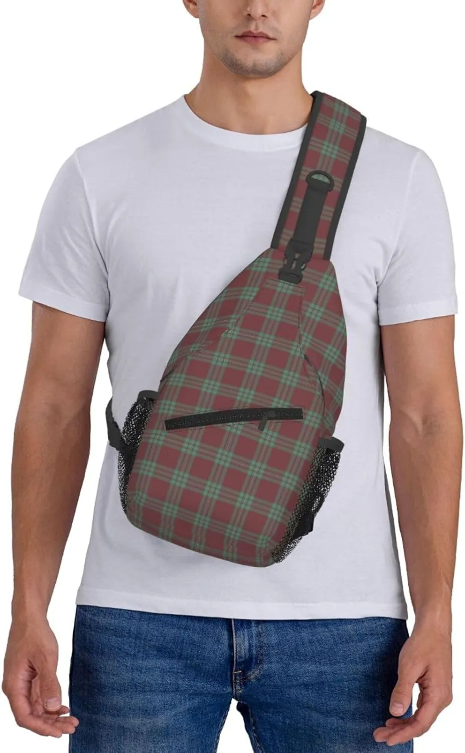 Crossbody Sling Backpack Clan MacGregor Hunting Ancient Tartan Shoulder Chest Bag Daypack for Traveling Sport