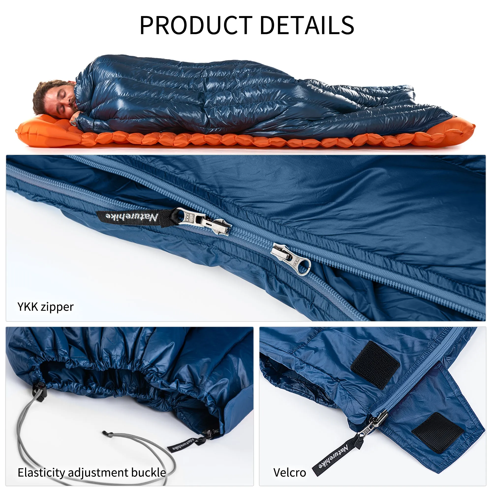 CW295 Duck Down Envelope Sleeping Bag