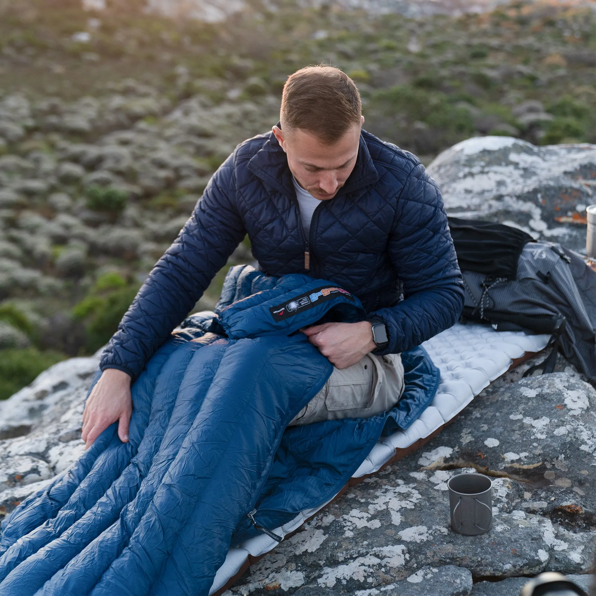CW295 Duck Down Envelope Sleeping Bag