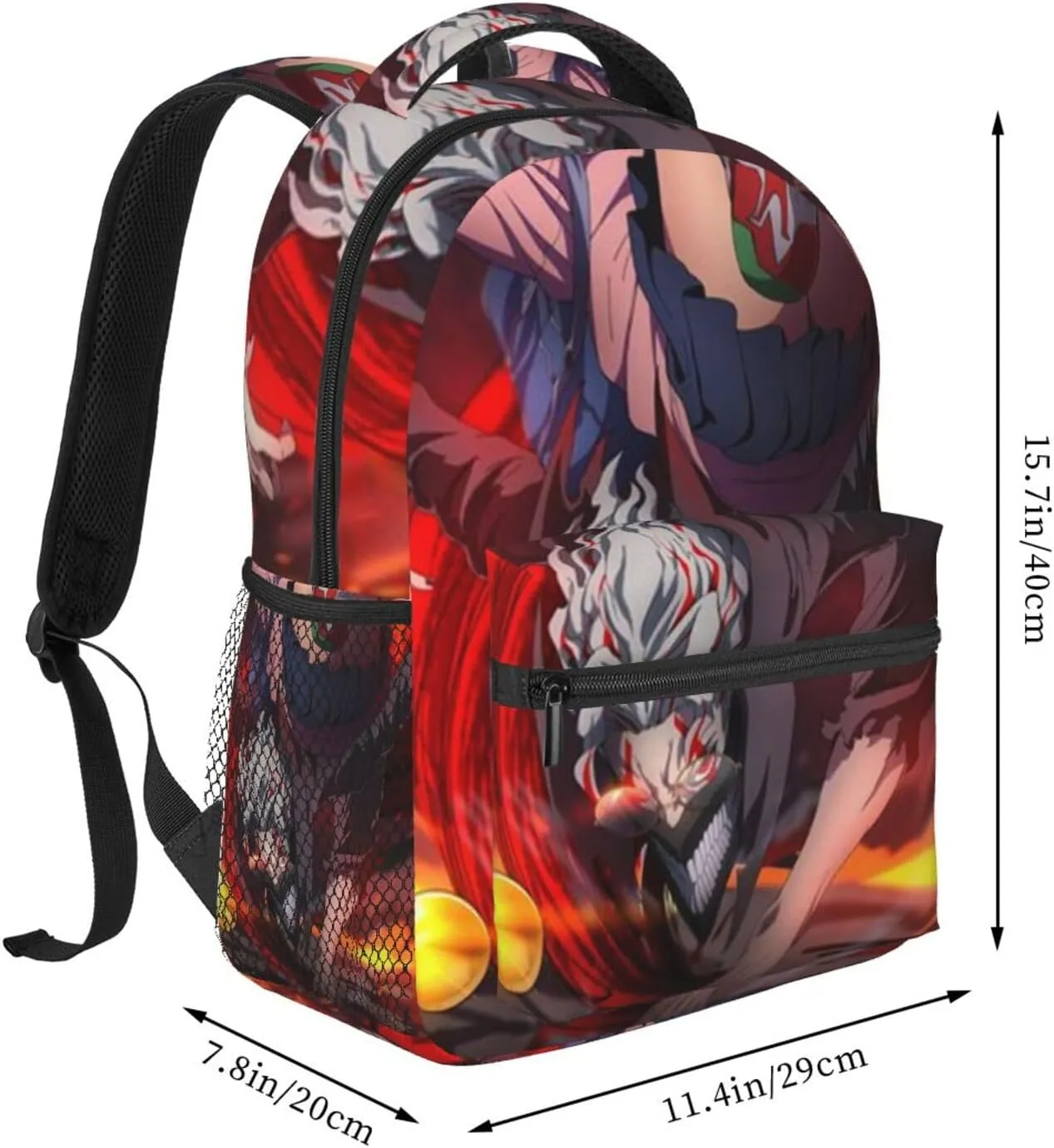 D-adan lightweight casual student backpack with adjustable shoulder straps and cushioned back for comfort Black