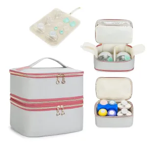 Damero Wearable Breast Pump Bag With Detachable Cooler and Mat - Compatible With Elvie and Medela Electronic Pumps for Wearable Pumps and Parts