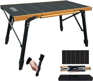 DEOMAi IGT Folding Camping Table Suit for All Terrains Multipurpose Outdoor Table for Camping, Hiking, Cooking | 70% More Versatile Than Traditional Camping Tables Professional Outdoor Table